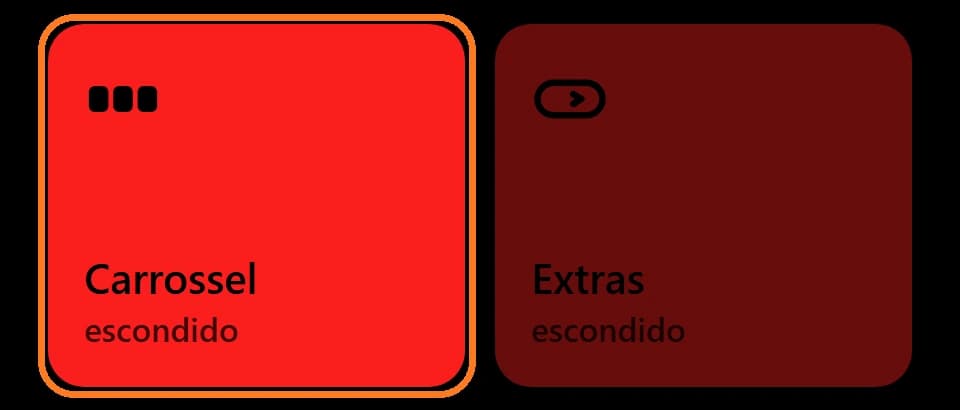 Popup com o bloco Carrossel destacado